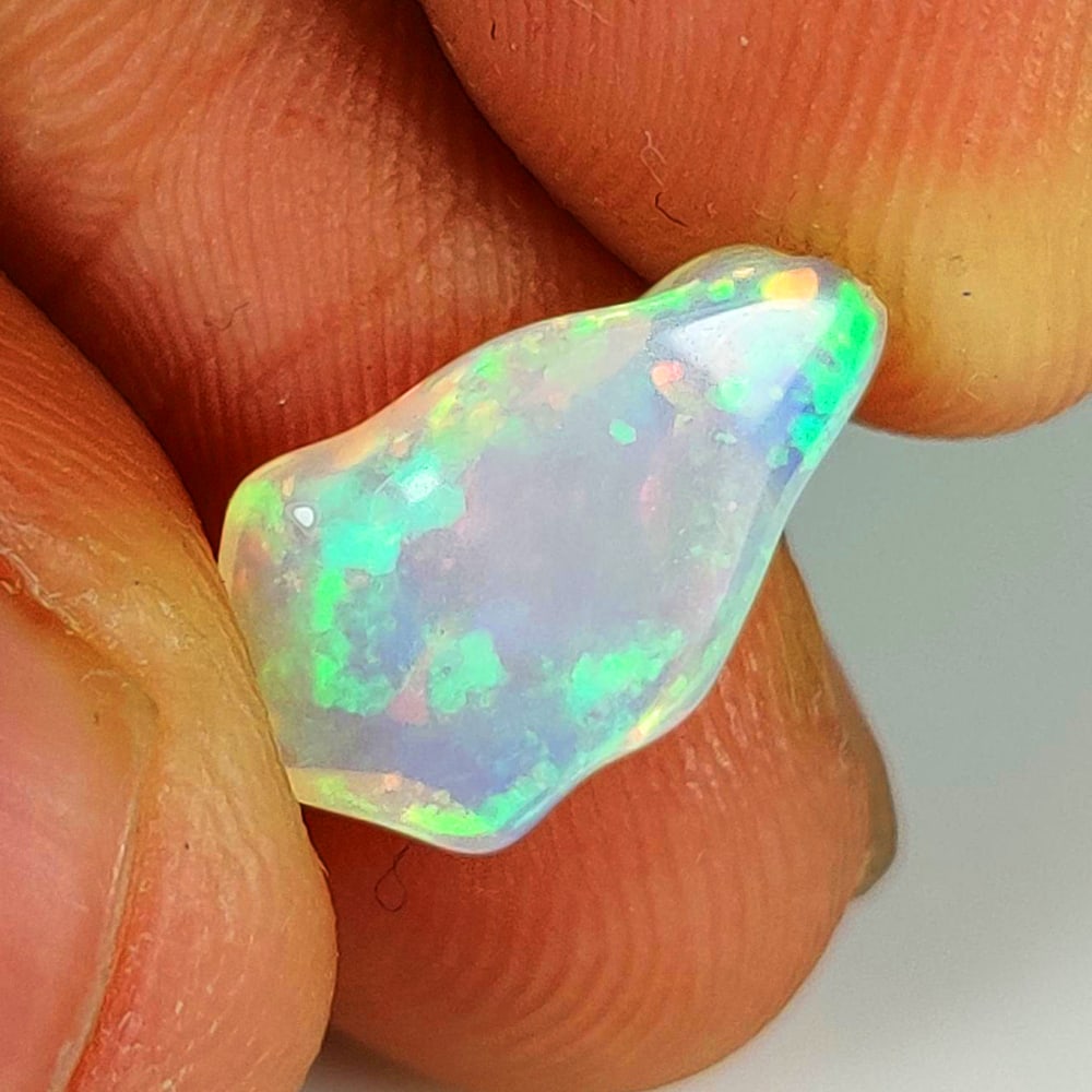 2.27 Ct Natural Multicolor Top Fire Opal Solid Rough Cab (1 of 3)