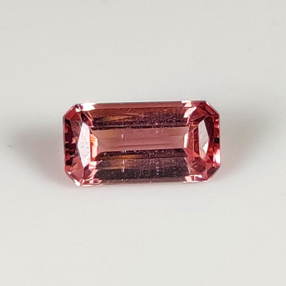 1.10 Ct Natural Pink Tourmaline Octagon Cut: Weight - 1.10 Ct / Dimensions - 8.70 x 4.50 x 3.50 mm / Shape & Cut - Octagon Cut / Color - Deep Pink / Transparency - Transparent / Comments - Unheated