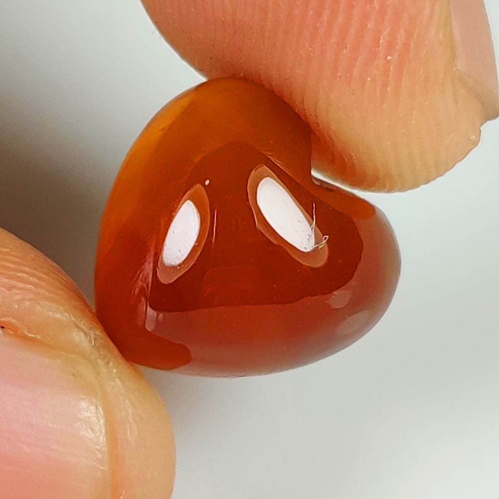 7.00 Ct Natural Agate Heart Cab (1 of 2)