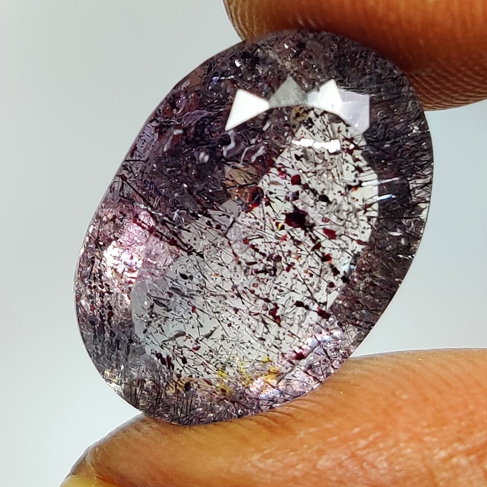 8.92 Ct Natural Rutile Quartz Oval Cut: Weight - 8.92 Ct / Dimensions - 17.10 x 11.80 x 7.70 mm / Shape & Cut - Oval Cut / Transparency - Transaprent / Origin - Norway / Comments - None