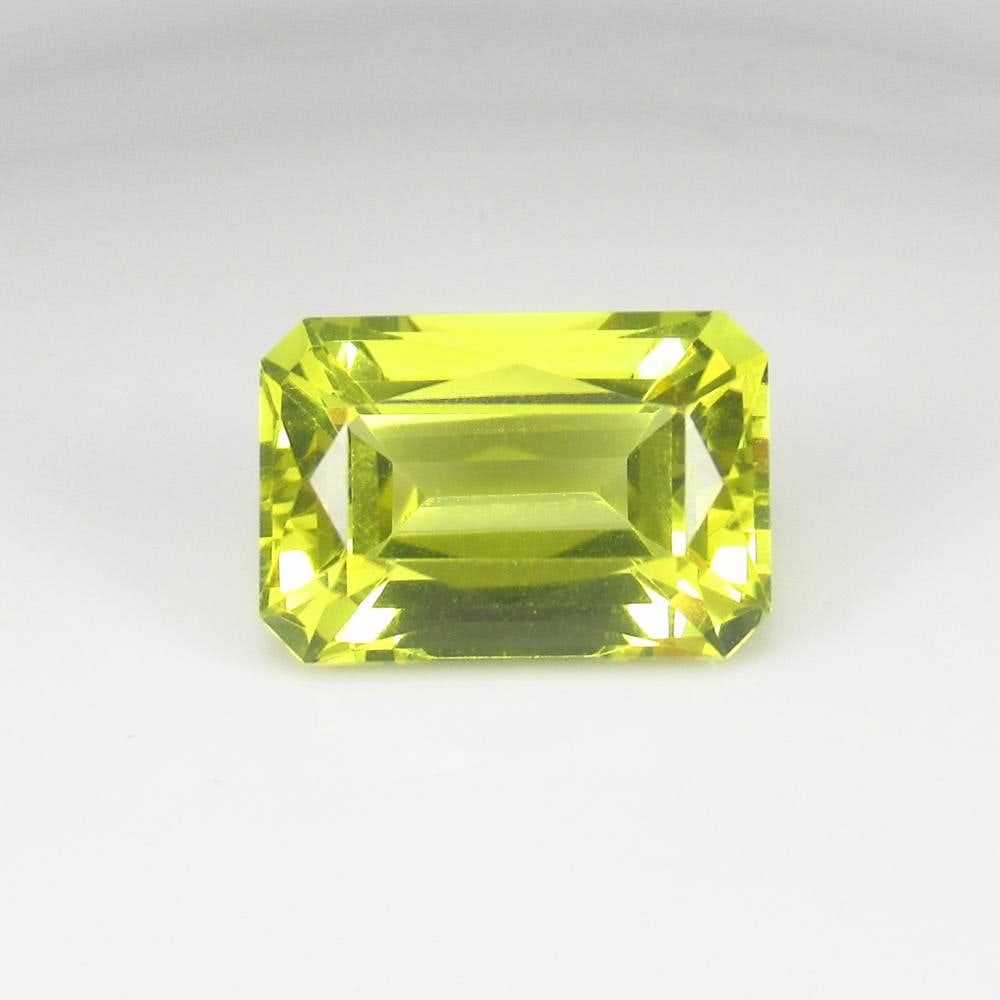 13.56 Ct Natural Lemon Quartz Octagon Cut: Weight - 13.56 Ct / Dimensions - 17.10 x 11.70 x 9.50 mm / Top Quality Luster / Excellent Octagon Cut / Origin - Brazil / Comments - Heated