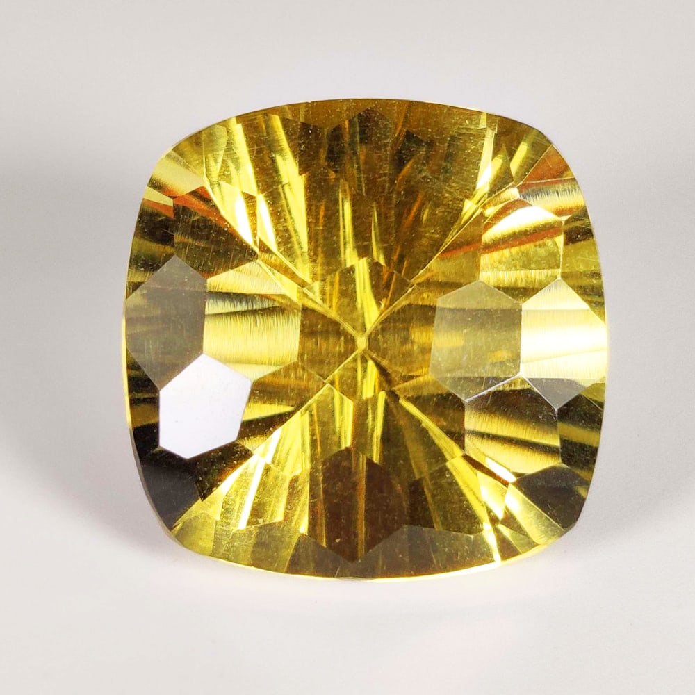 21.65 Ct Natural Citrine Cushion Cut (1 of 2)