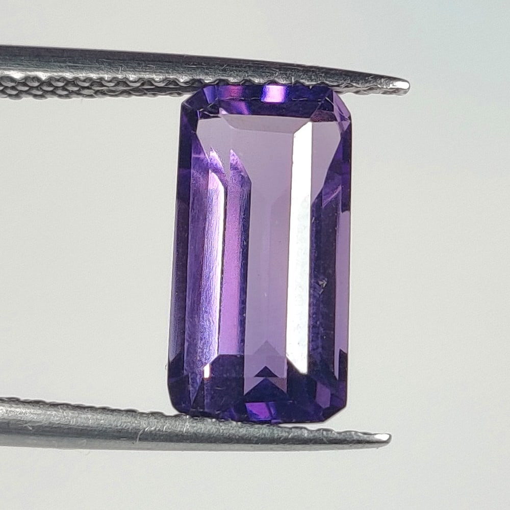 2.55 Ct Natural Purple Amethyst Octagon Cut: Weight - 2.55 Ct / Size - 11.70 x 5.90 x 5.10 mm / Shape - Octagon Cut / Color - Purple / Clarity - VVS / Origin - Brazil / Treatment - Heated