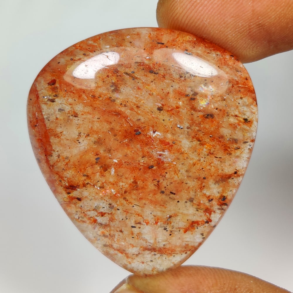 60.75 Ct Natural Rutile Quartz Pear Cab: Weight - 60.75 Ct / Dimensions - 36.00 x 33.00 x 7.10 mm / Shape & Cut - Pear Cab / Transparency - Transaprent / Origin - Norway / Comments - None