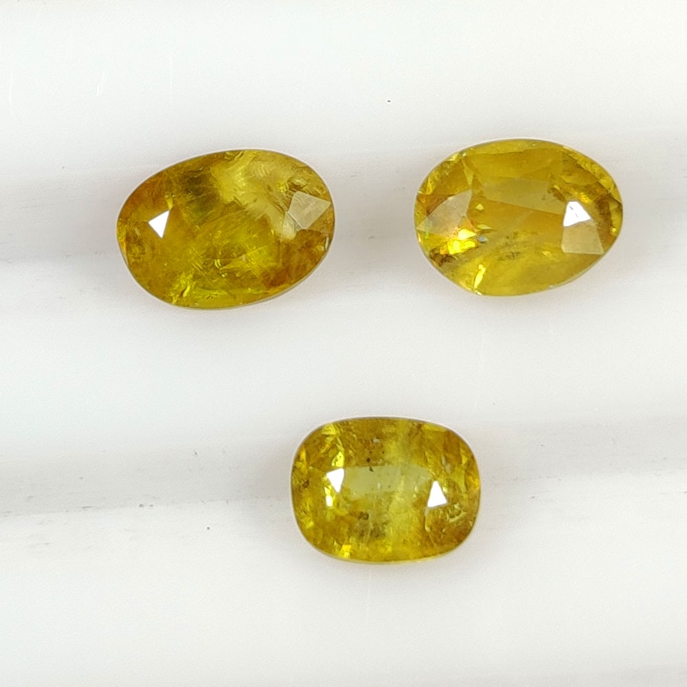 2.40 Ct Natural Sphene Mixed Cut Set (1 of 2)