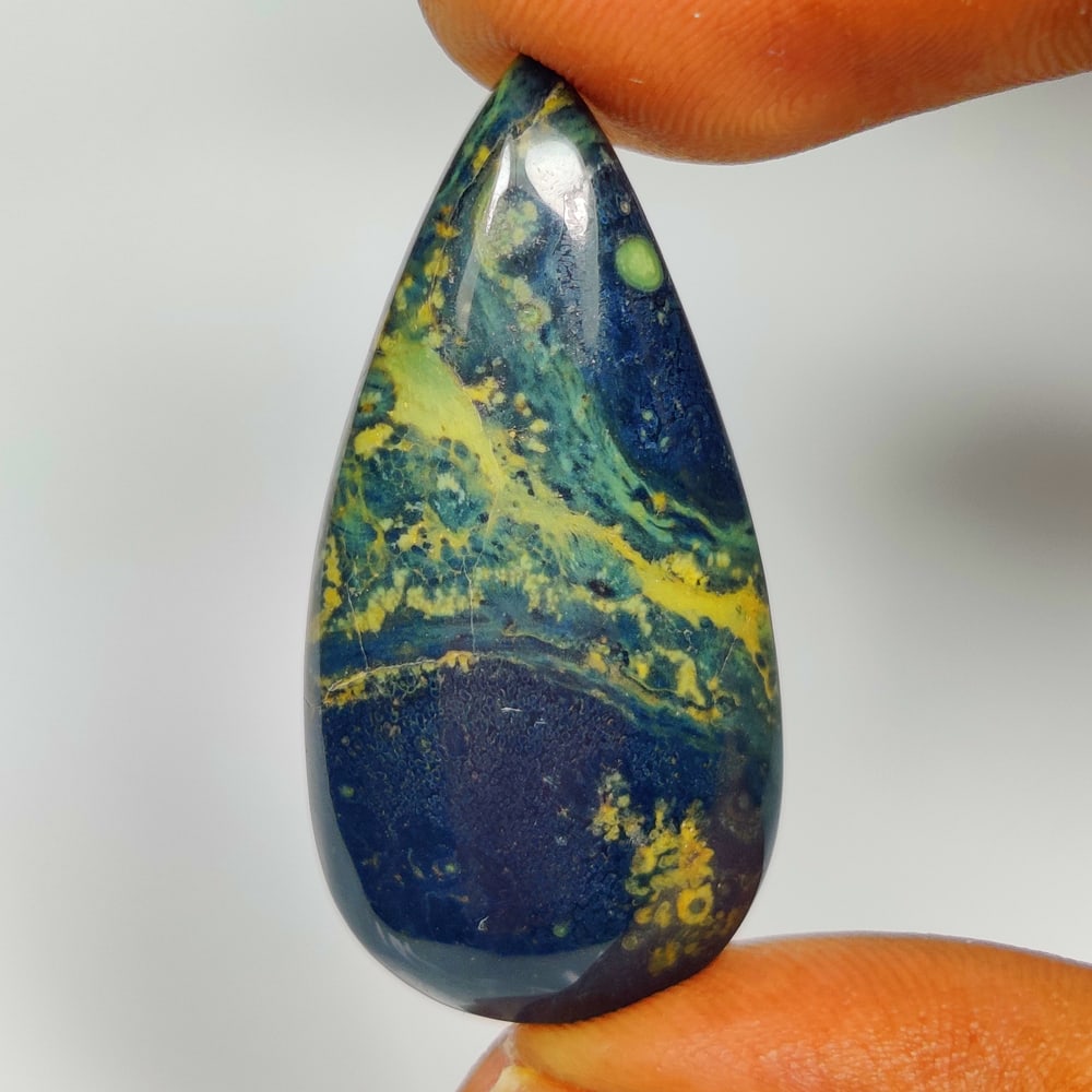 21.50 Ct Natural Jasper Quartz Pear Cab: weight - 21.50 Ct / Size - 35.00 x 16.90 x 4.90 mm / Shape - Excellent Pear Cab / Origin - Brazil / Treatment - None