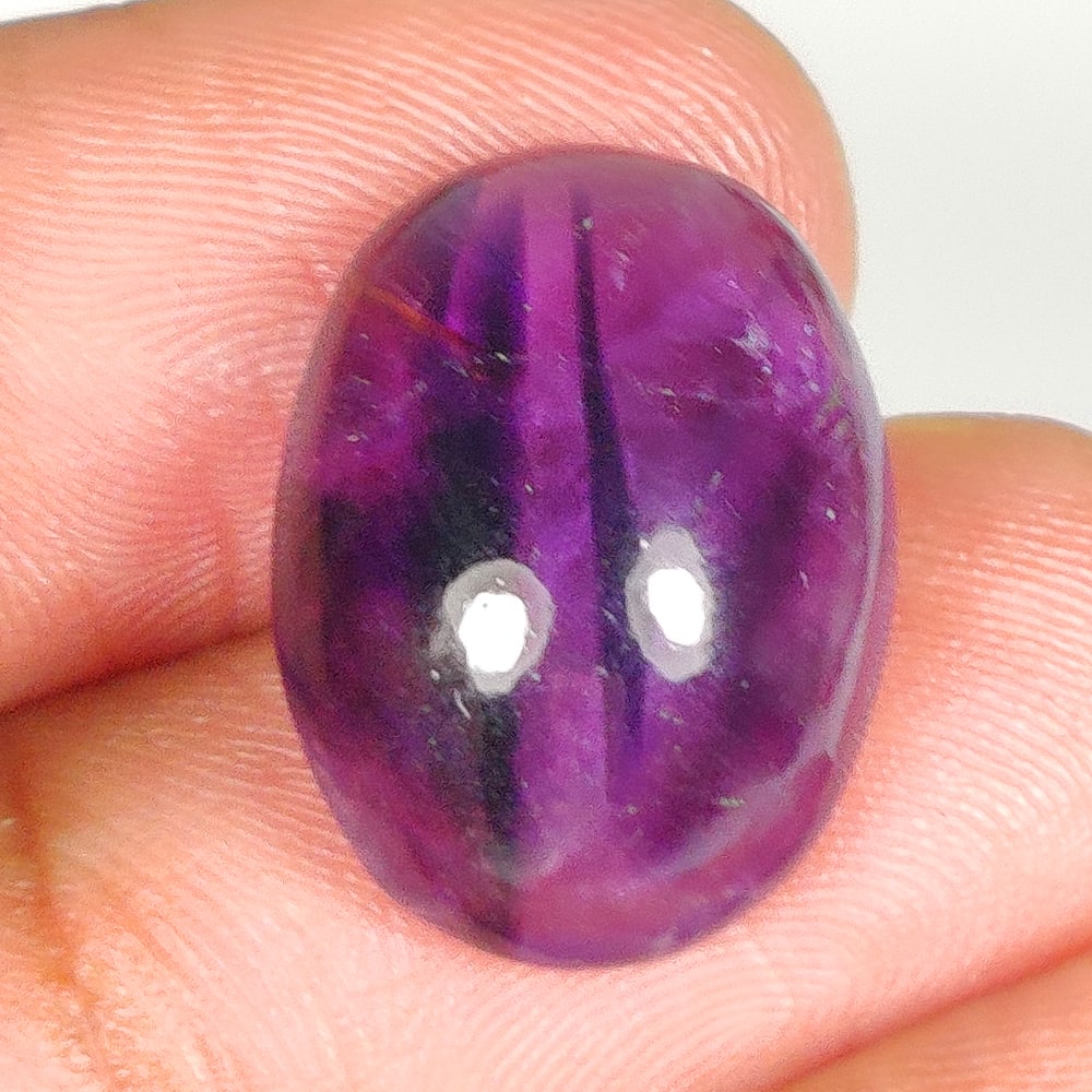 11.81 Ct Natural Purple Amethyst Oval Cab (1 of 2)