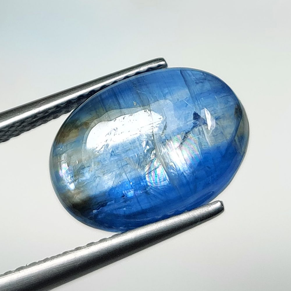 7.34 Ct Natural Blue Kyanite Oval Cab (1 of 2)