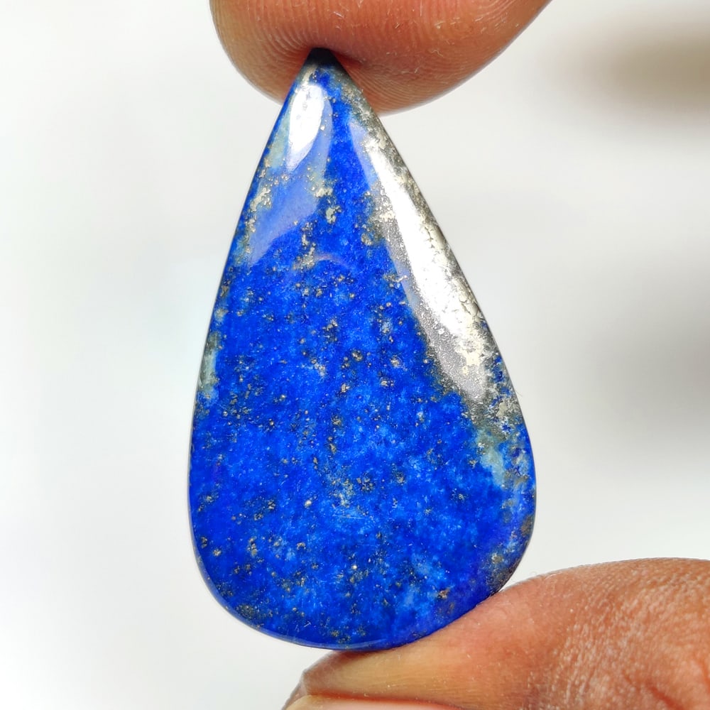 27.30 Ct Natural Blue Lapis Lazuli Pear Cab (1 of 2)