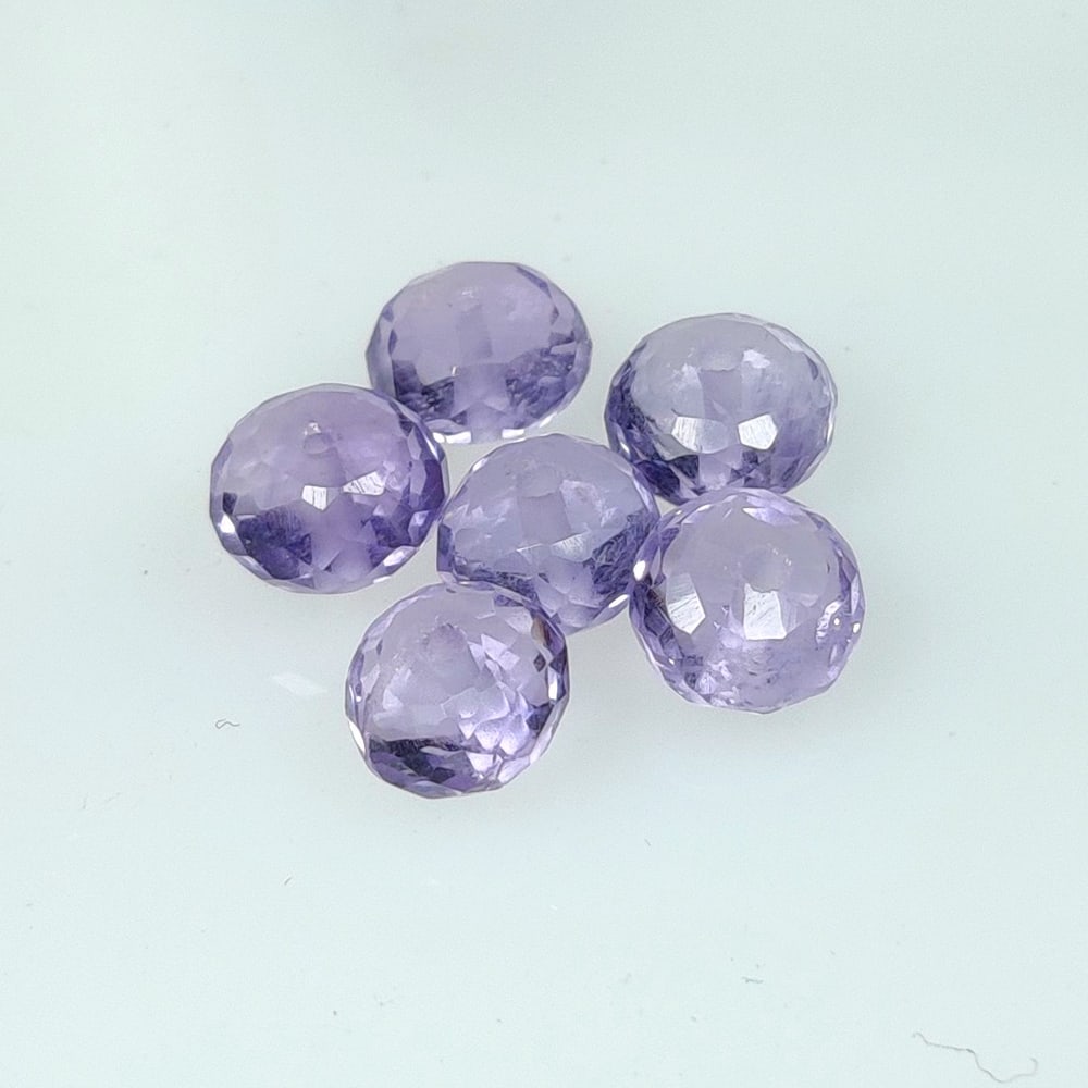 4.00 Ct Natural Purple Amethyst Round Beads (1 of 2)