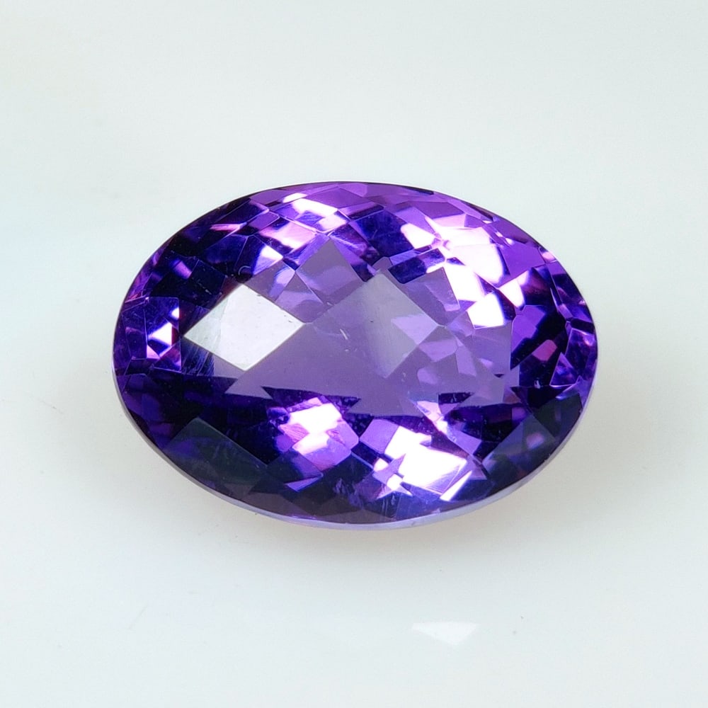 13.84 Ct Natural Purple Amethyst Oval Cut (1 of 2)
