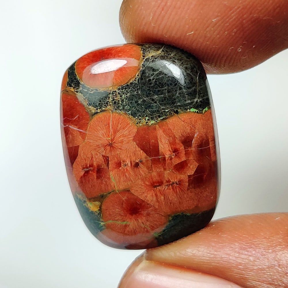 19.19 Ct Natural Peanut Obisidan Cushion Cab: weight - 19.19 Ct / Dimensions - 24.00 x 16.90 x 6.20 mm / Shape - Excellent Cushion Cab / Origin - Brazil / Treatment - None