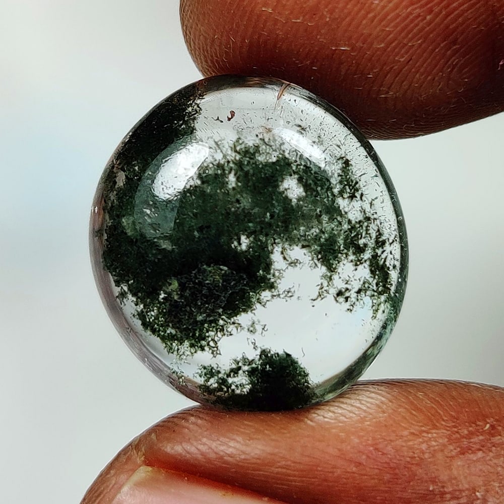 20.15 Ct Natural Rutile Quartz Oval Cab: Weight - 20.15 Ct / Dimensions - 18.00 x 16.50 x 9.00 mm / Shape & Cut - Oval Cab / Transparency - Transaprent / Origin - Norway / Comments - None