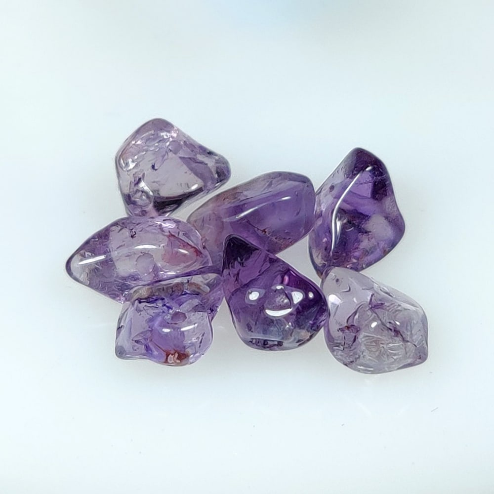 12.16 Ct Natural Purple Amethyst Unshape Beads (1 of 2)