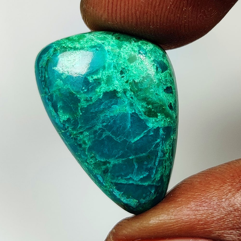 16.13 Ct Natural Tibetian Turquoise Fancy Cab (1 of 2)