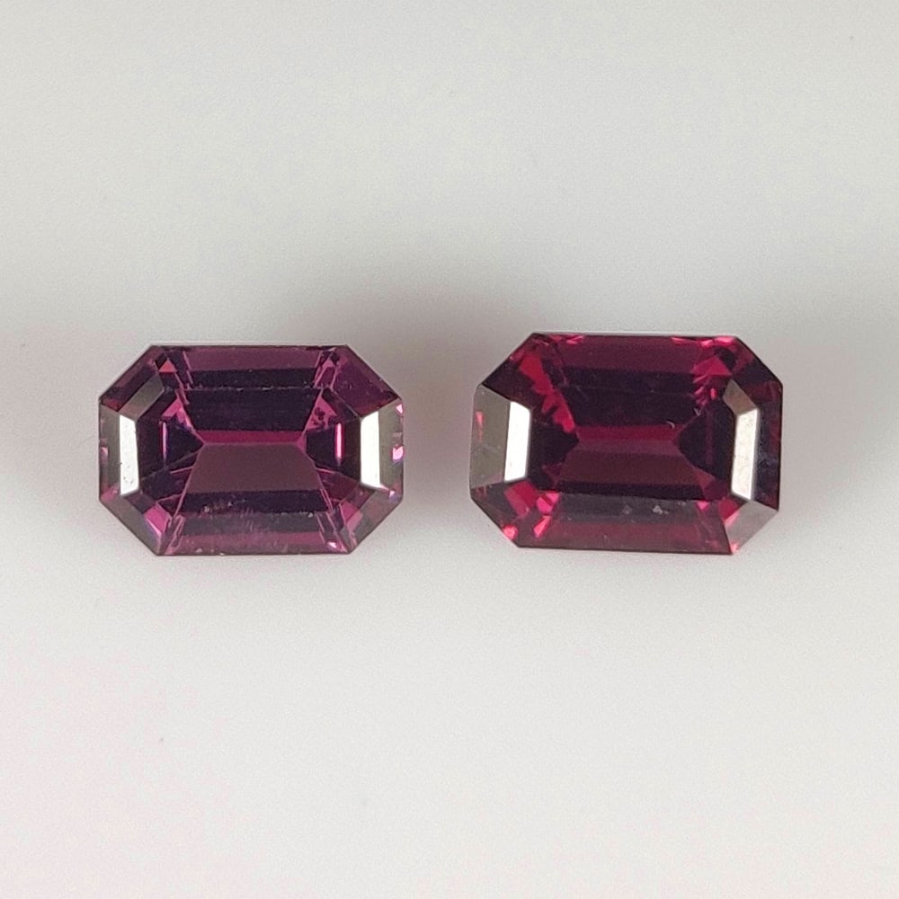 1.75 Ct Natural Spinel Radiant Cut Pair (1 of 2)