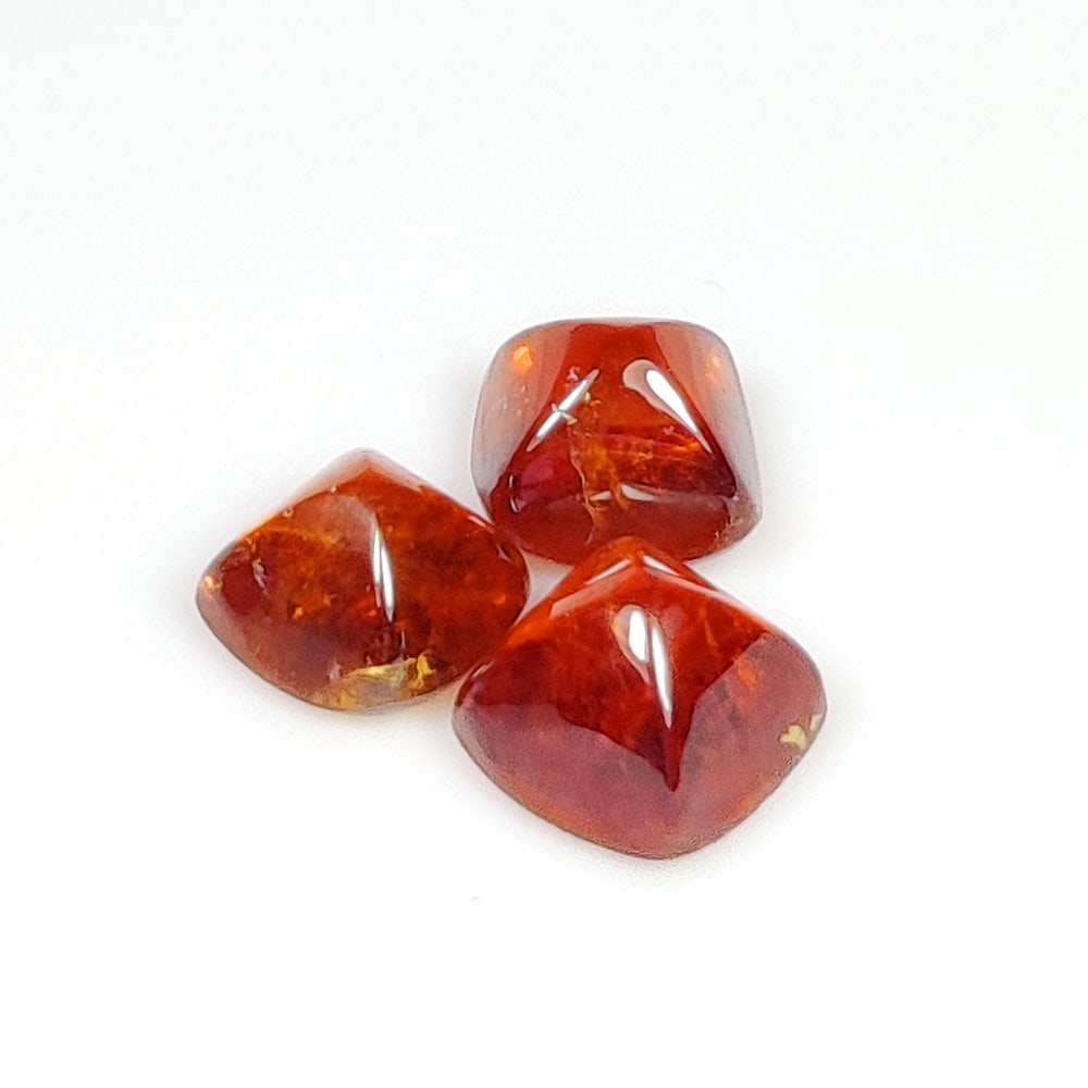 6.24 Ct Natural Fanta Orange Spessarite Garnet Sugar Loaf Set (1 of 2)