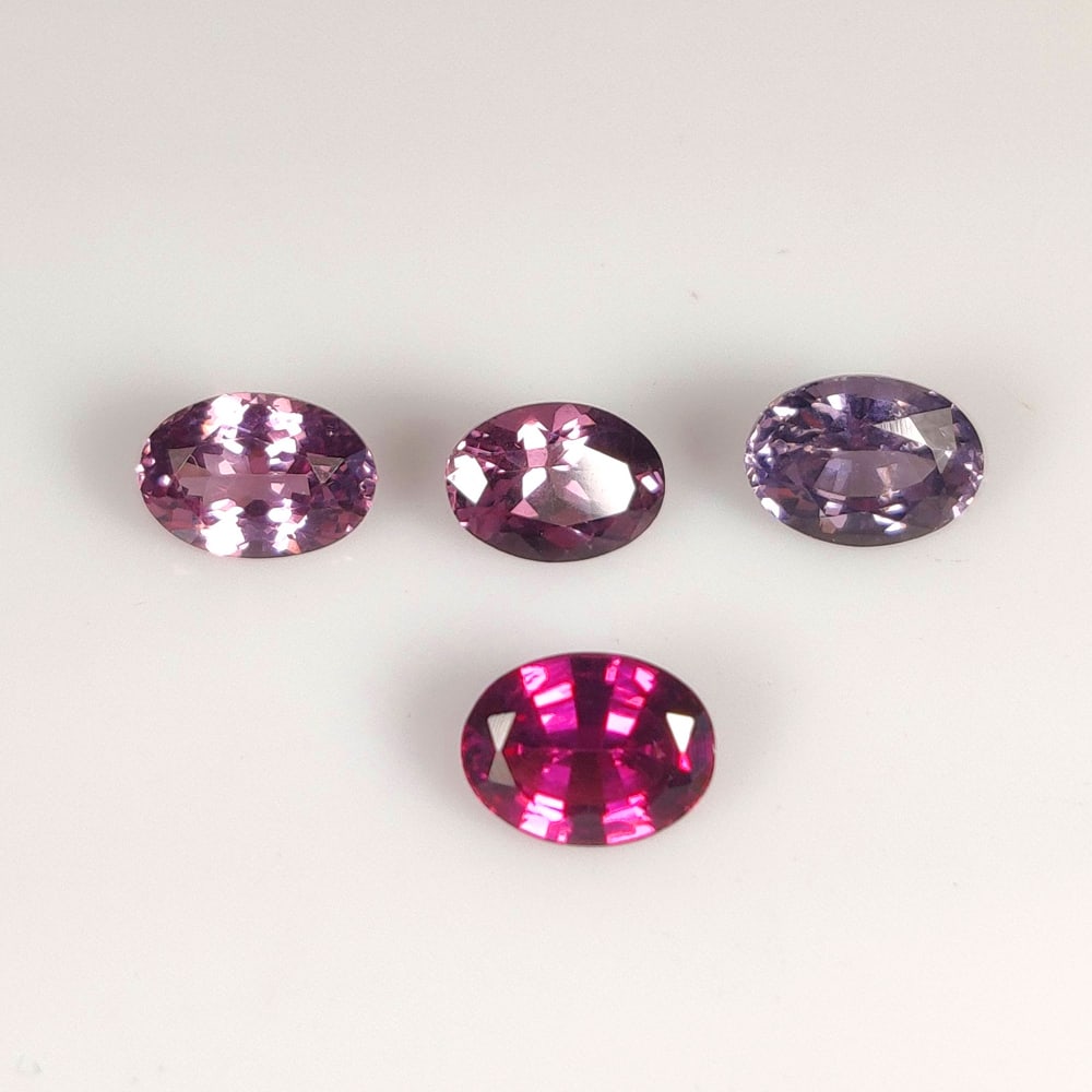 3.66 Ct Natural Spinel OVal Cut Set (1 of 2)