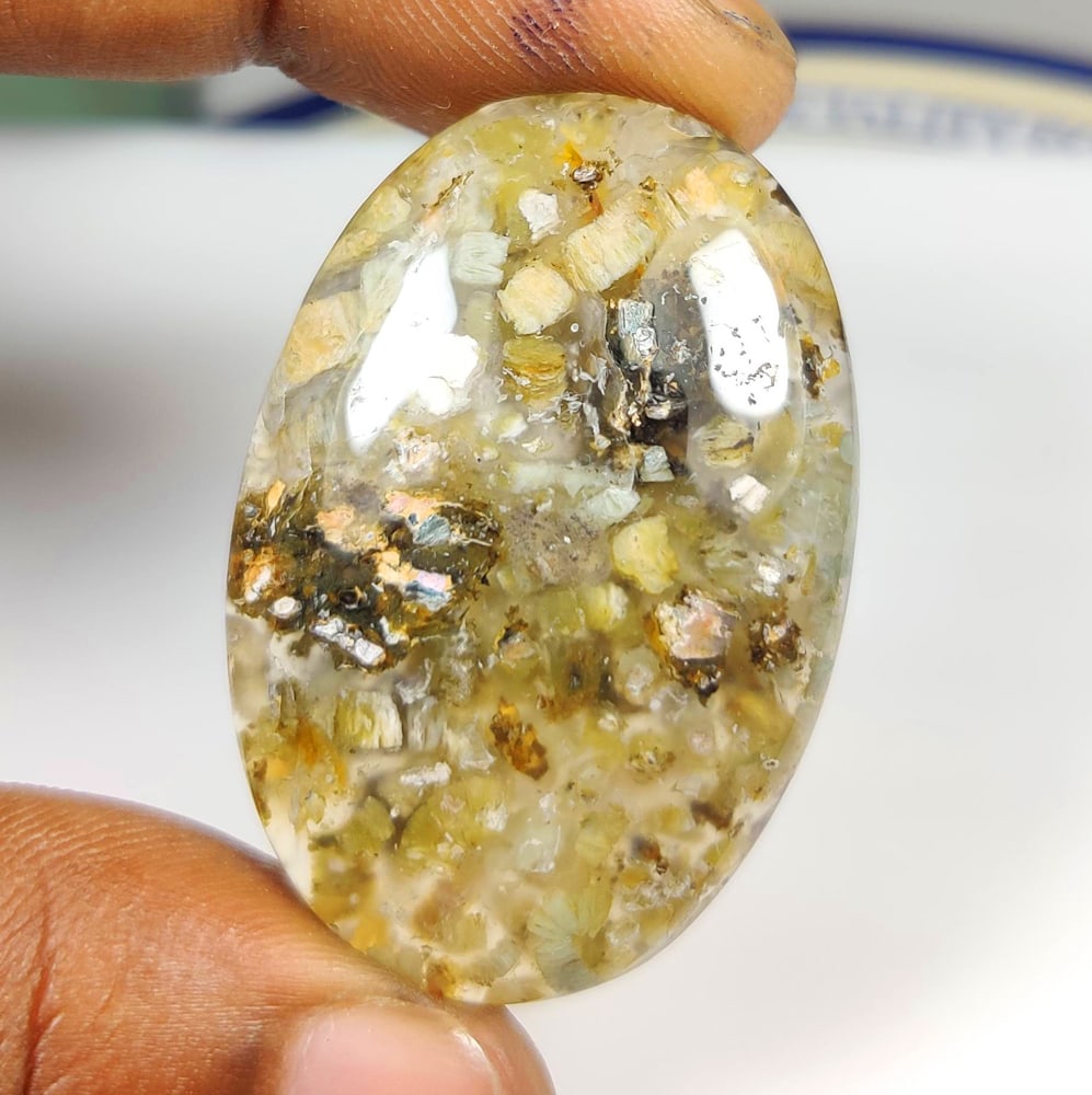 54.84 Ct Natural Jasper Quartz Oval Cab (1 of 2)
