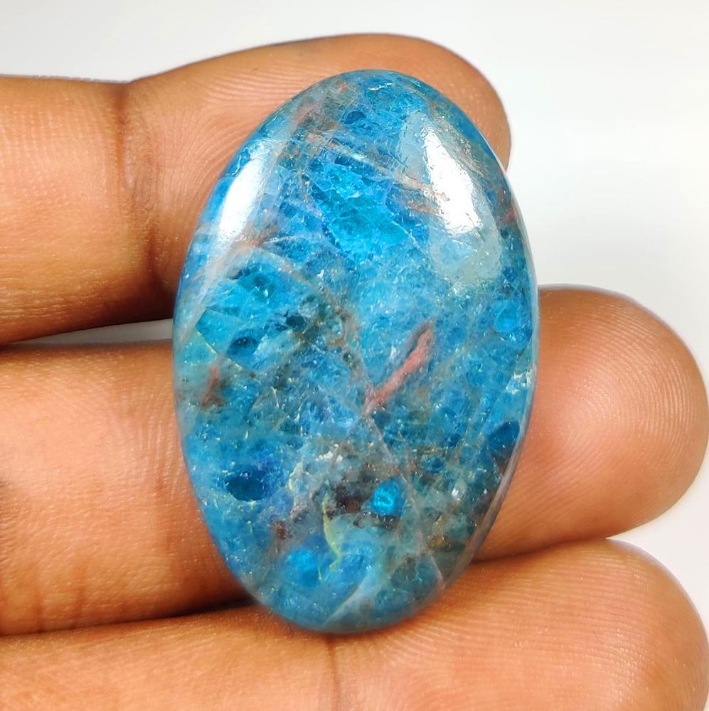 37.84 Ct Natural Apatire Oval Cab (1 of 2)