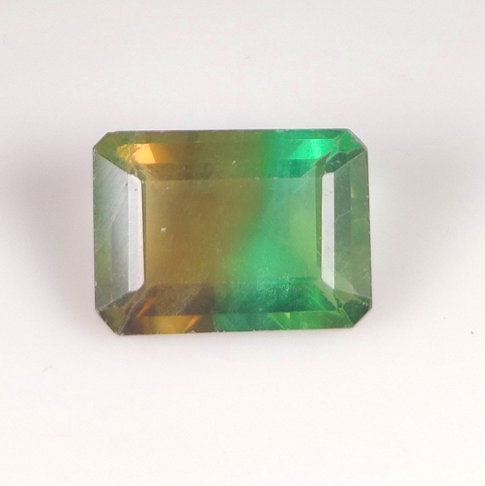 8.53 Ct Natural Flourite Octagon Cut (1 of 2)