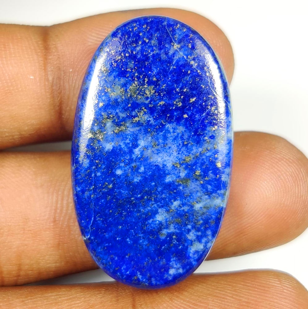 42.89 Ct Natural Blue Lapis Lazuli Oval Cab (1 of 2)