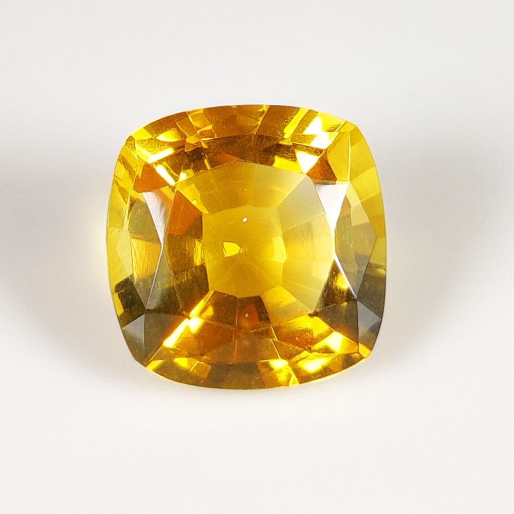 5.17 Ct Natural Yellow Citrine Cushion Cut (1 of 2)