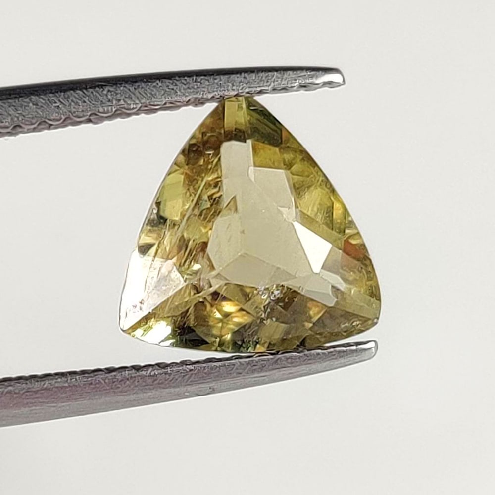 2.06 Ct Natural Diaspore Trrillion Cut (1 of 2)