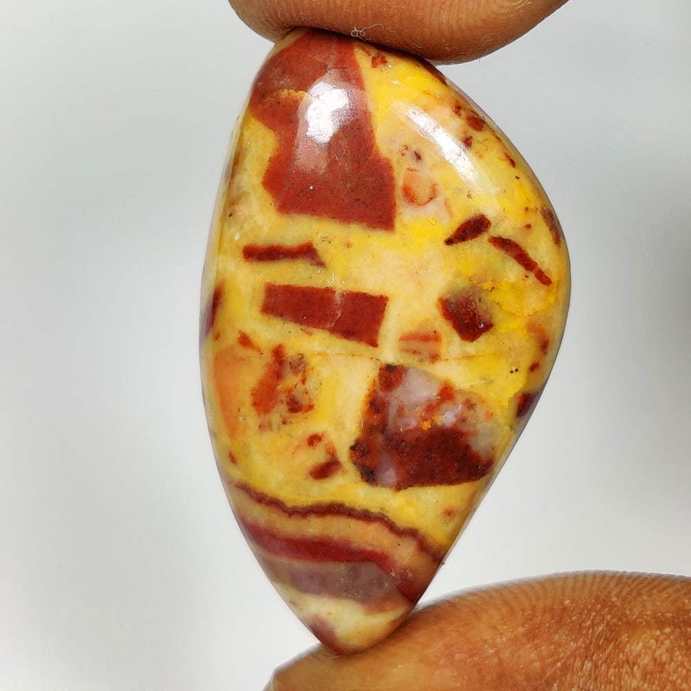 29.03 Ct Natural Fruit Jasper Quartz Fancy Cab (1 of 2)