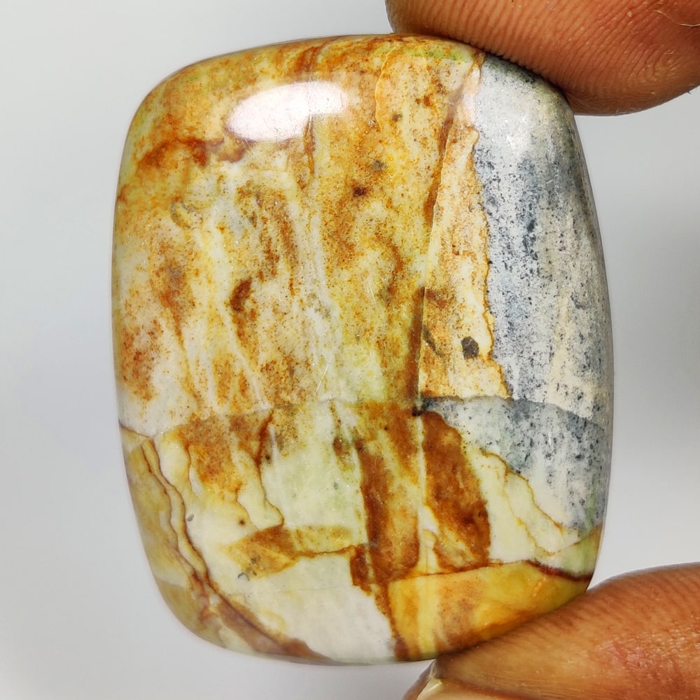 42.86 Ct Natural Jasper Quartz Cushion Cab (1 of 2)