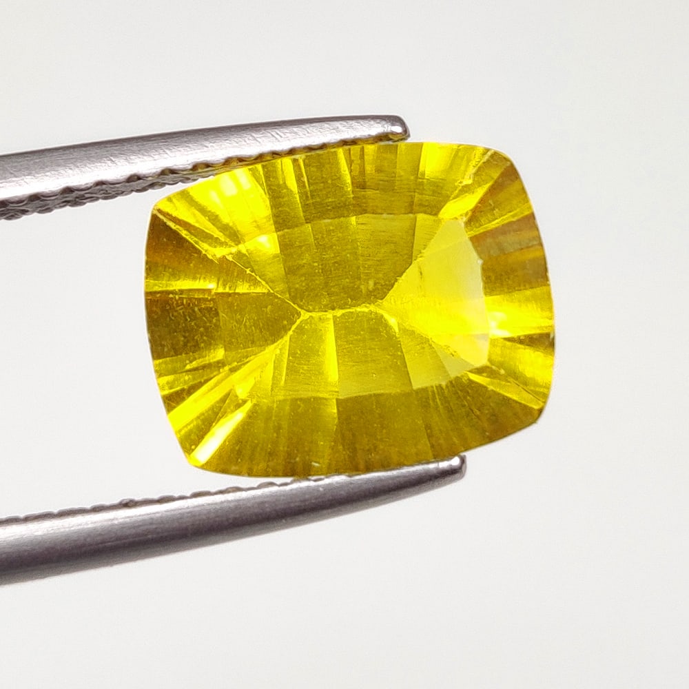 3.34 Ct Natural Yellow Flourite Cushion Cut (1 of 2)