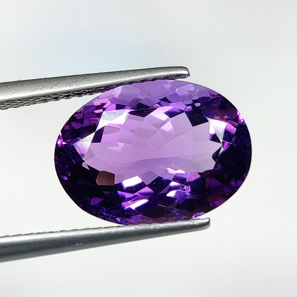 5.51 Ct Natural Purple Amethyst Oval Cut (1 of 2)