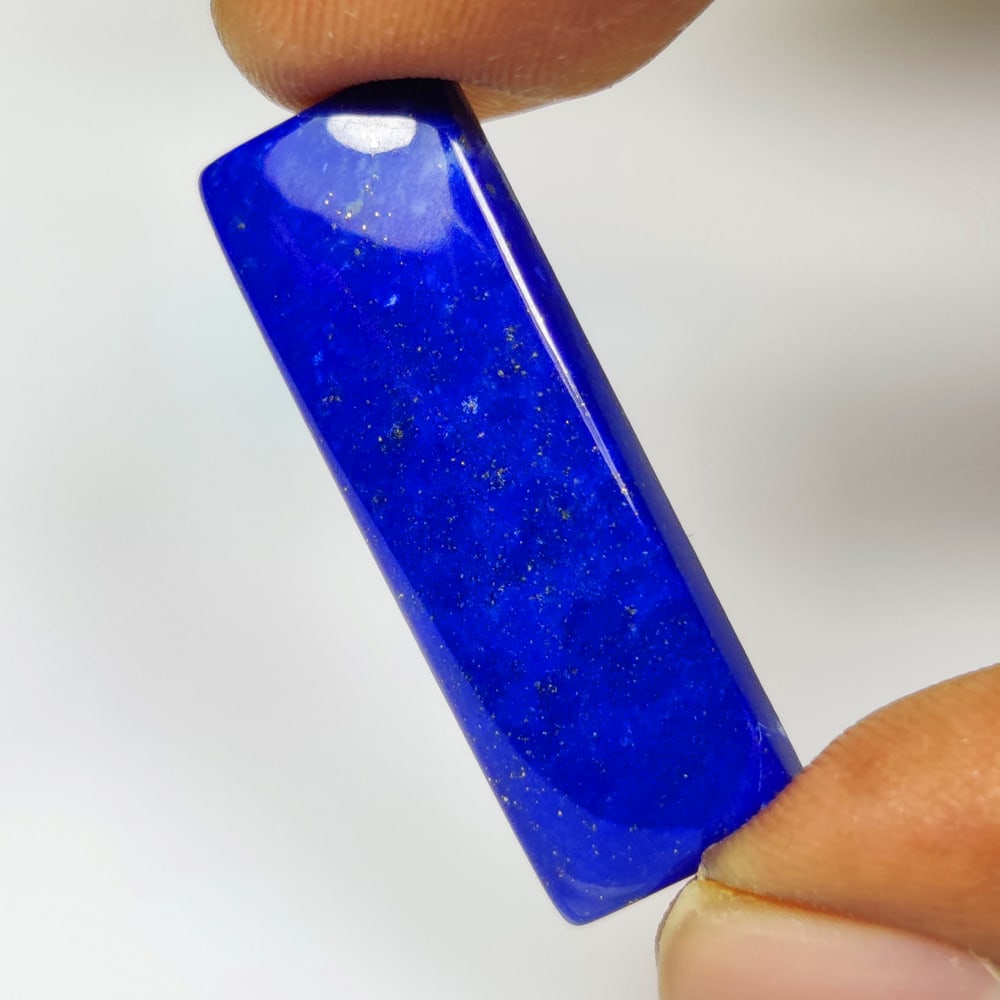 17.82 Ct Natural Blue Lapis Lazuli Long Octagon Cab (1 of 2)