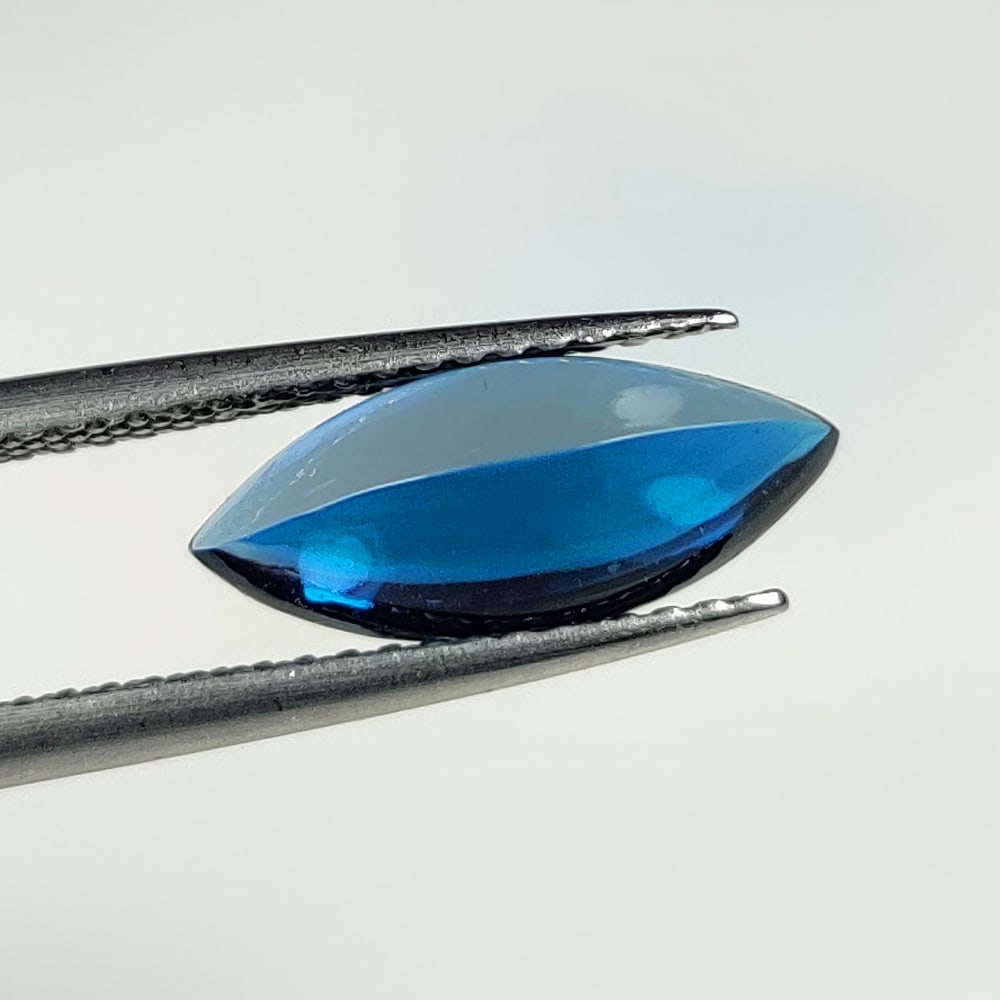 2.34 Ct Natural London Blue Topaz Marquise Cab (1 of 2)