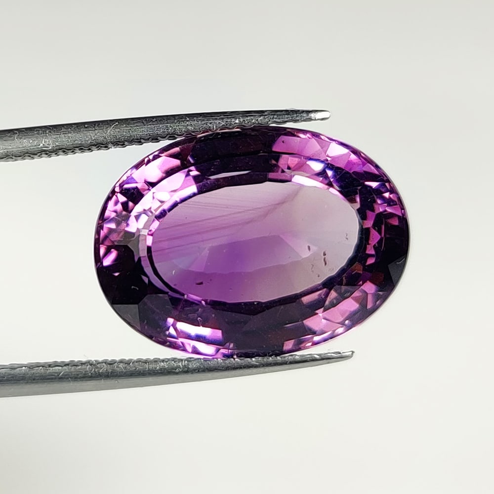 9.98 Ct Natural Purple Amethyst Oval Cut: Weight - 9.98 Ct / Dimensions - 15.90 x 11.50 x 8.50 mm / 2 Pc's / Shape - Oval Cut / Color - Purple / Clarity - Translucent / Origin - Brazil / Treatment - Heated