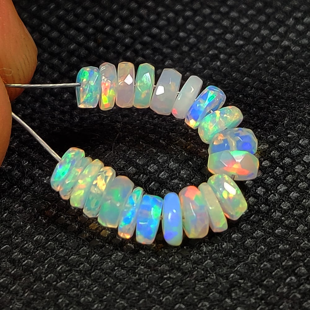 3.90 Ct Natural Multicolor Fire Opal Beads (1 of 2)