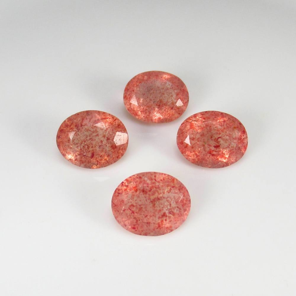 13.81 Ct Natural Lepitochrosite Oval Cut Set (1 of 2)