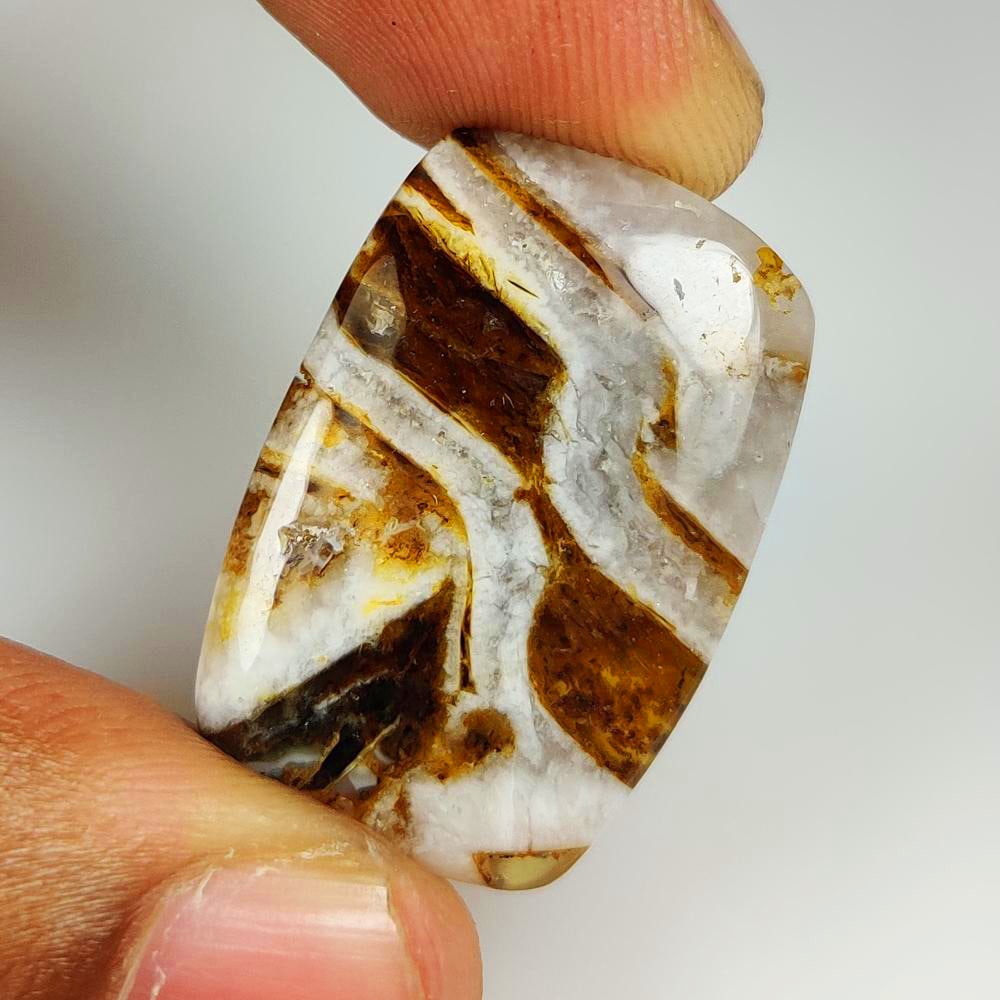20.33 Ct Natural Speptarian Agate Cushion Cab (1 of 2)