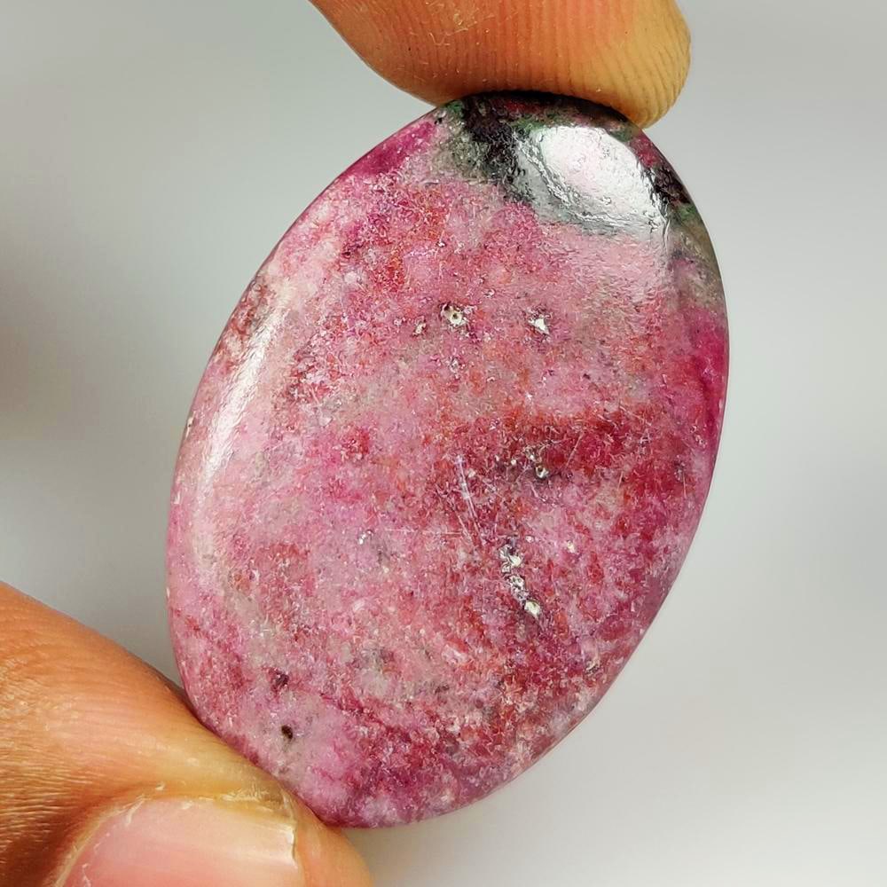 28.62 Ct Natural Pink Cobalt Oval Cab (1 of 2)