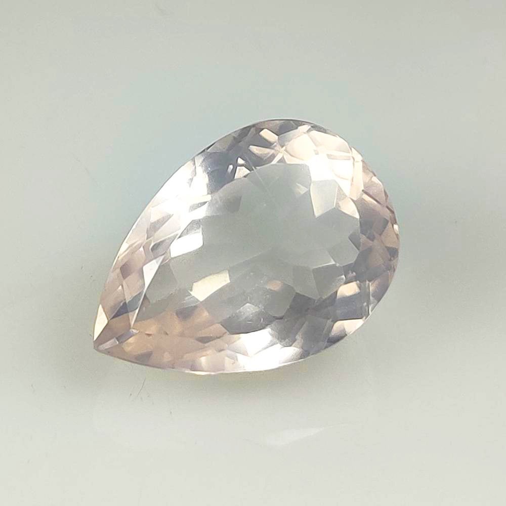 15.01 Ct Natural Rose Quartz Pear Cut (1 of 3)