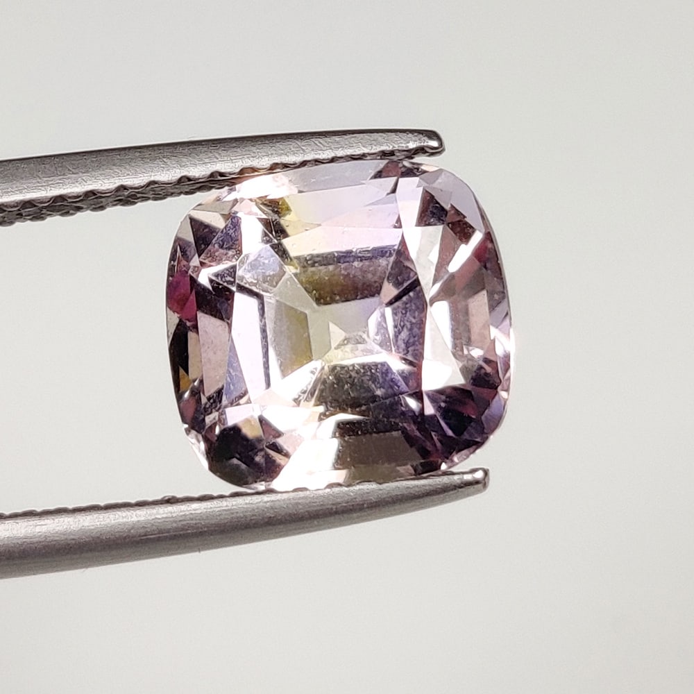 3.16 Ct Natural Bicolor Ametrine Cushion Cut (1 of 2)