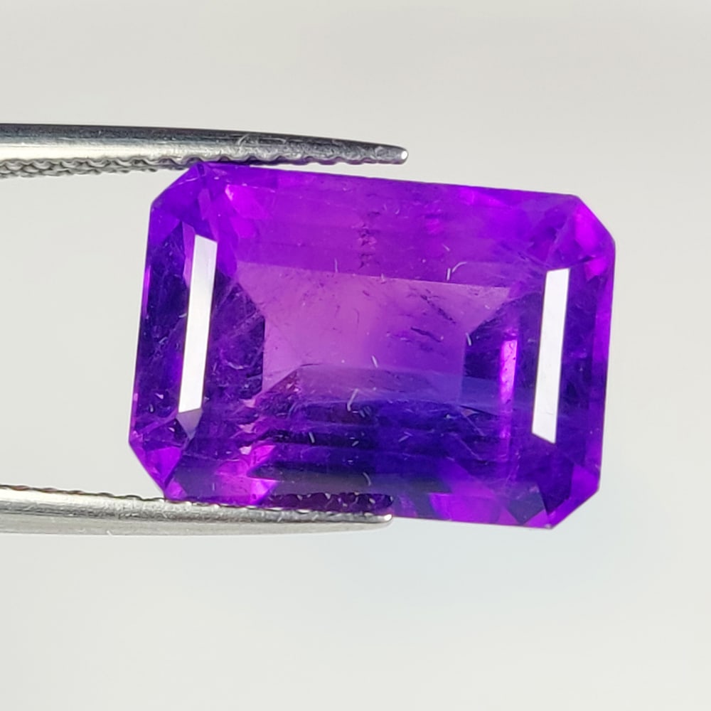 10.02 Ct Natural Purple Amethyst Octagon Cut (1 of 2)