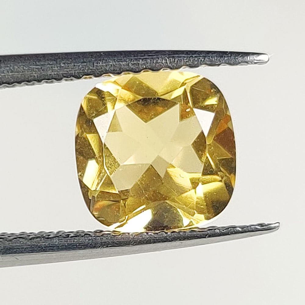1.50 Ct Natural Yellow Citrine Cushion Cut (1 of 2)