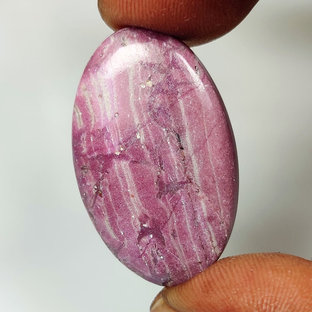 22.39 Ct Natural Pink Cobalt Oval Cab (1 of 2)