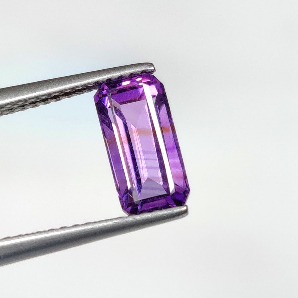 1.88 Ct Natural Purple Amethyst Octagon Cut (1 of 2)