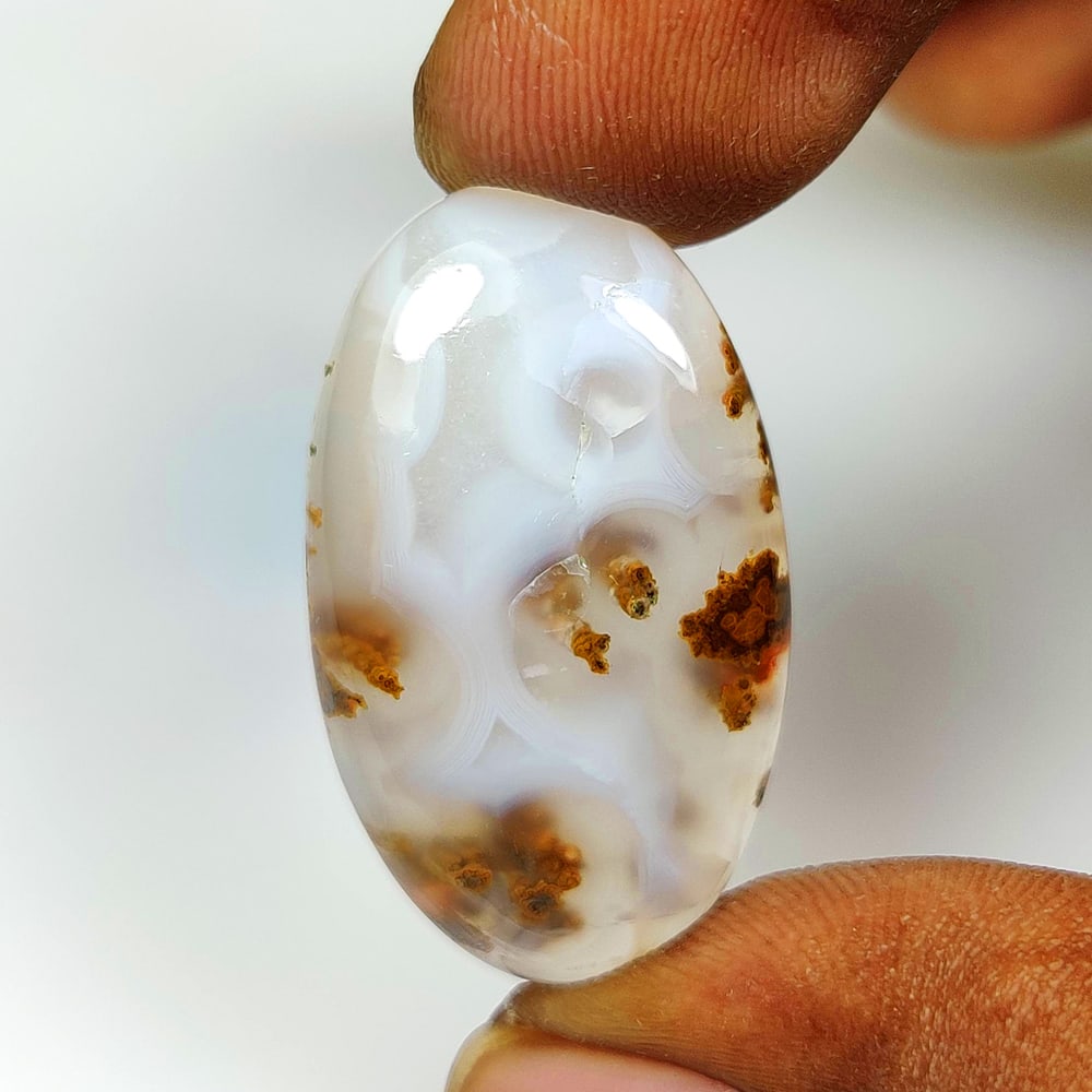 26.39 Ct Natural Crazy Lace Agate Oval Cab (1 of 2)