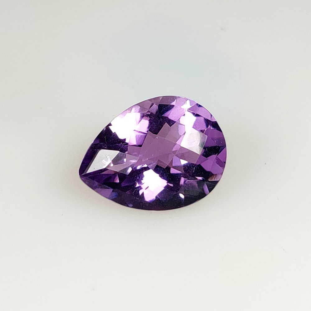 7.26 Ct Natural Purple Amethyst Pear Cut (1 of 3)