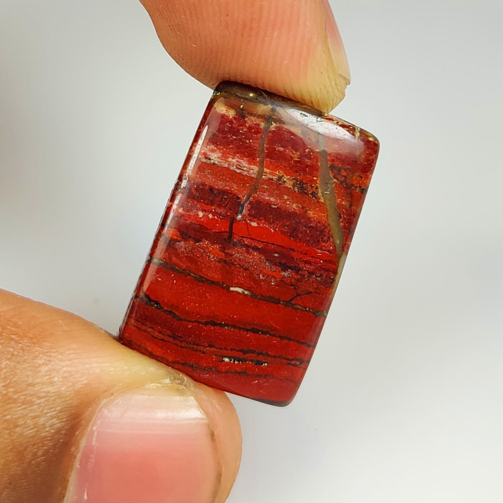 22.34 Ct Natural Mookaite Jasper Quartz Cushion Cab (1 of 2)