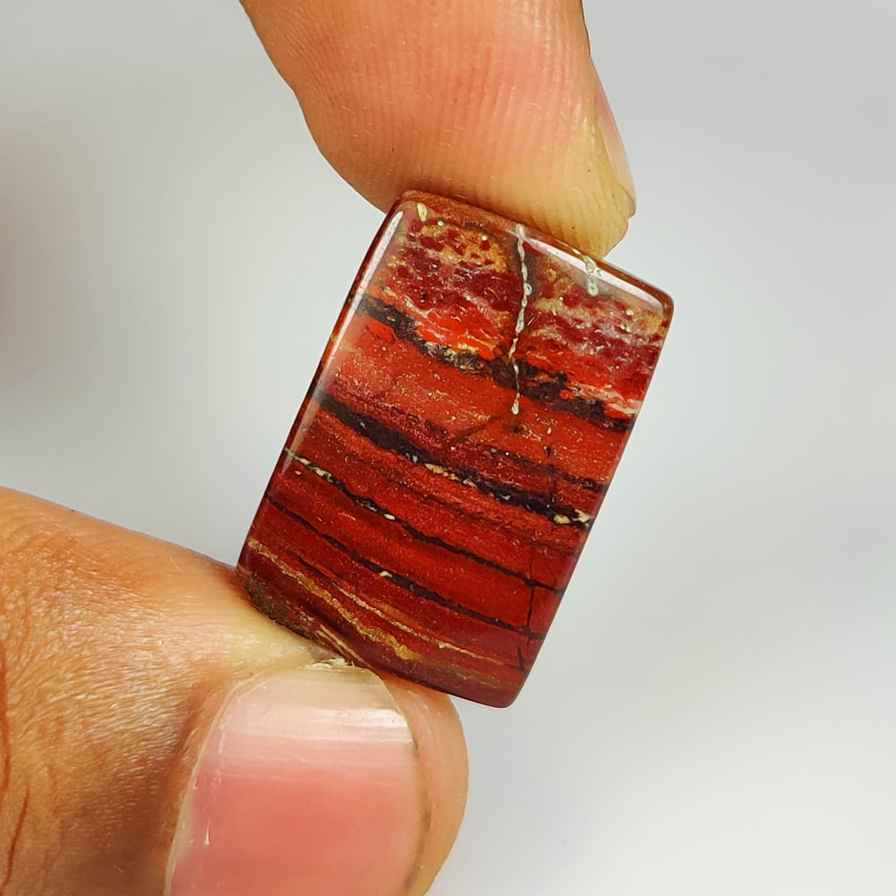 18.75 Ct Natural Mookaite Jasper Quartz Cushion Cab (1 of 2)