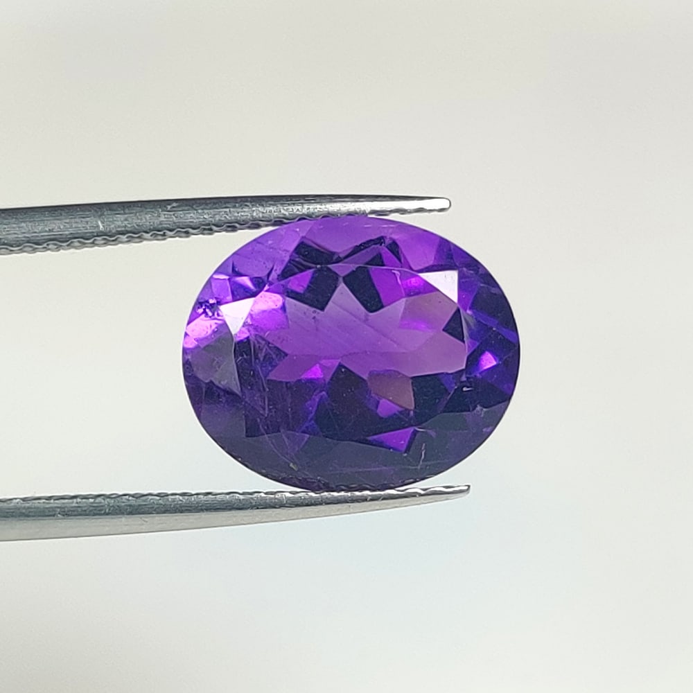 4.48 Ct Natural Purple Amethyst Oval Cut (1 of 2)